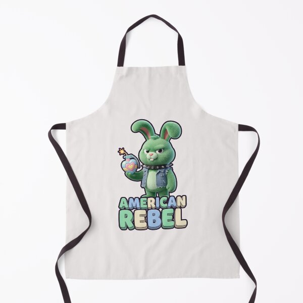 Item preview, Pastel Pop Punk Bunny 3D Cartoon "American Rebel" Graphic designed and sold by benjyjump.