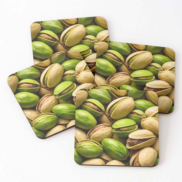 Item preview, Green Pistachios Pattern – Fresh Nut Texture Food Art designed and sold by Kaleidoscope Print.