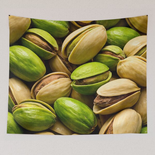 Item preview, Green Pistachios Pattern – Fresh Nut Texture Food Art designed and sold by Kaleidoscope Print.