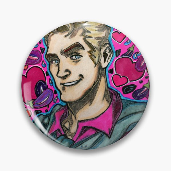 Item preview, Dream Dad, Joseph C, LGBTQ+ Fan Artwork, Hot Men Artwork, Daddy, Gay Artwork, Video Game Artwork Pillow designed and sold by David  Peguero.