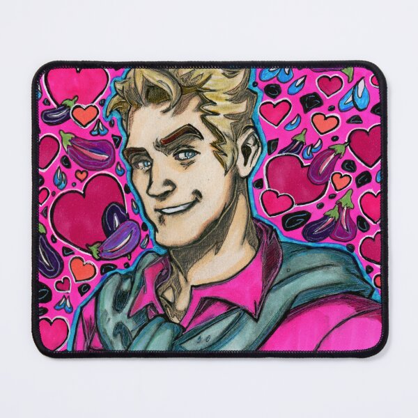 Item preview, Dream Dad, Joseph C, LGBTQ+ Fan Artwork, Hot Men Artwork, Daddy, Gay Artwork, Video Game Artwork Pillow designed and sold by David Peguero.