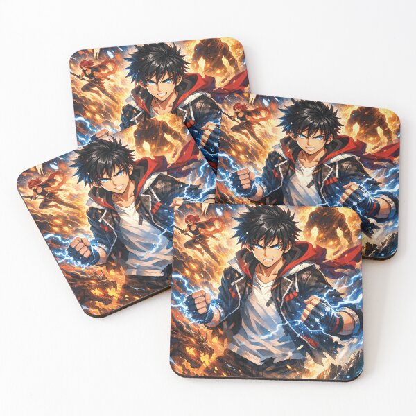 Item preview, Unleash Your Inner Power Anime Fighters designed and sold by Mauswohn.