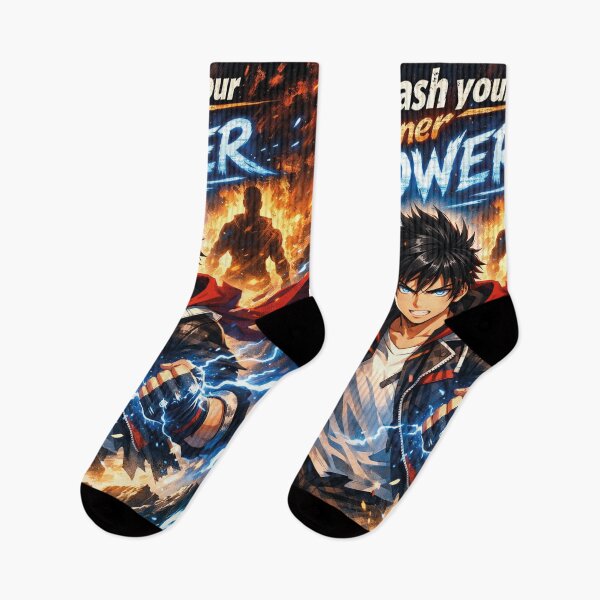 Item preview, Unleash Your Inner Power Anime Fighters designed and sold by Mauswohn.