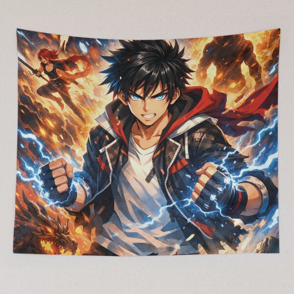 Item preview, Unleash Your Inner Power Anime Fighters designed and sold by Mauswohn.