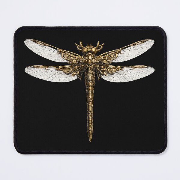 Item preview, Ornate Golden Baroque Dragonfly Emblem designed and sold by salenggiriusr.