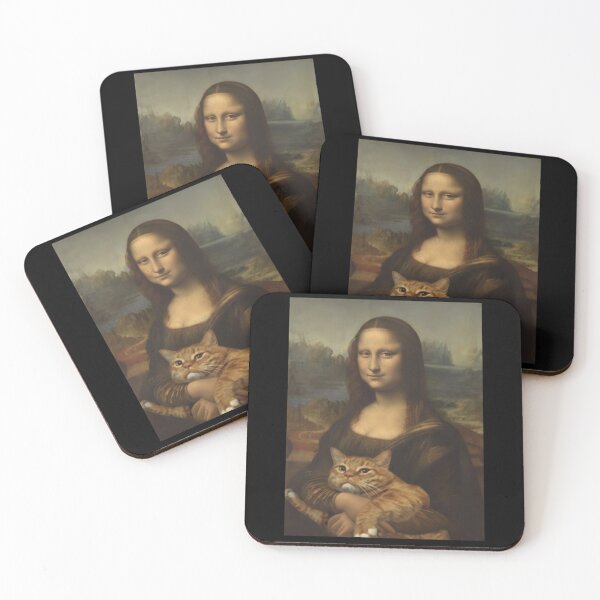 Item preview, Renaissance Cat: Mona Lisa Parody designed and sold by MOFAPPAREL.