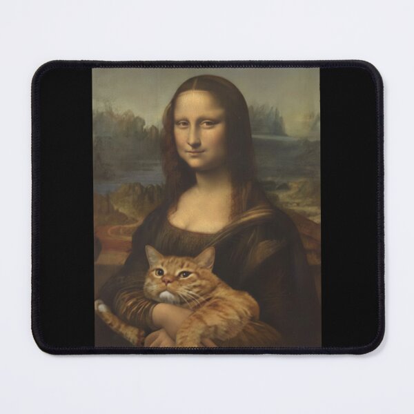 Item preview, Renaissance Cat: Mona Lisa Parody designed and sold by MOFAPPAREL.