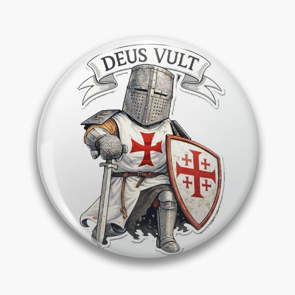 Item preview, Crusader Deus Vult designed and sold by clintang.
