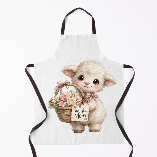 Item preview, Love You Mom – Cute Lamb Mother’s Day Design designed and sold by Saxon Designs.