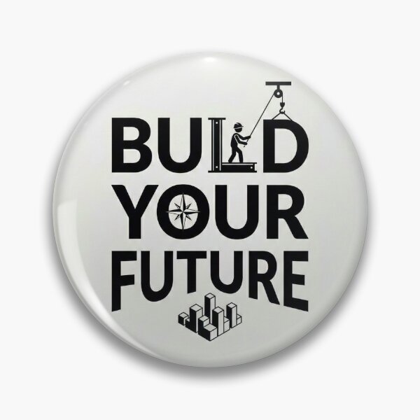 Item preview, Build Your Future Motivational Typography | Minimalist Entrepreneur Success Art designed and sold by ZyricZyric.