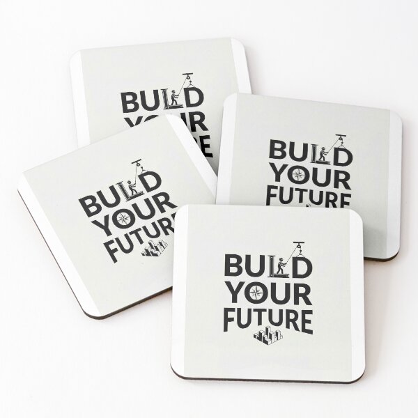 Item preview, Build Your Future Motivational Typography | Minimalist Entrepreneur Success Art designed and sold by ZyricZyric.