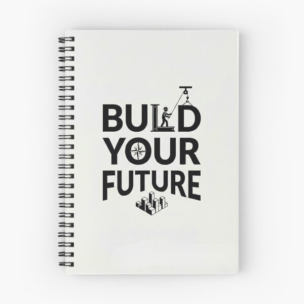 Item preview, Build Your Future Motivational Typography | Minimalist Entrepreneur Success Art designed and sold by ZyricZyric.