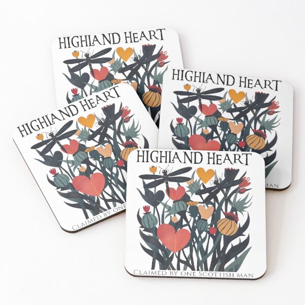 Item preview, Highland Heart – Floral Scottish Design designed and sold by SoulTreasures.