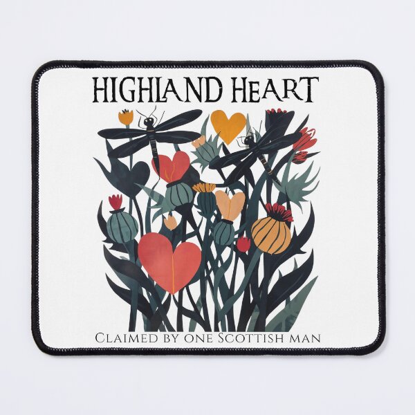 Item preview, Highland Heart – Floral Scottish Design designed and sold by SoulTreasures.
