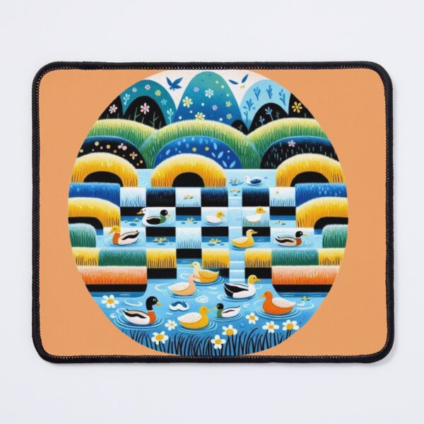 Item preview, Geometric Duck Pond: Whimsical Tiered Garden designed and sold by daweave77.