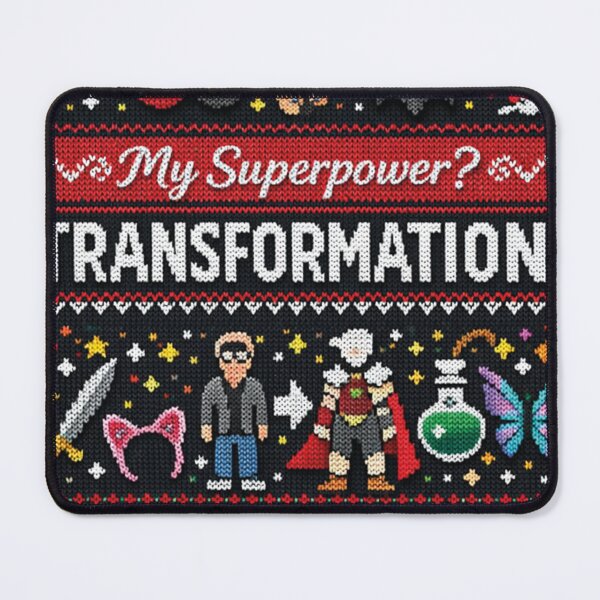 Item preview, My Superpower Transformation Funny Saying Cosplay Knitting Pattern designed and sold by Mauswohn.