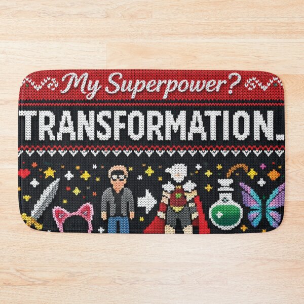 Item preview, My Superpower Transformation Funny Saying Cosplay Knitting Pattern designed and sold by Mauswohn.