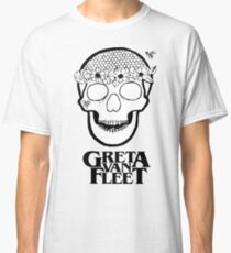 Greta Van Fleet - Flower Power skull Classic T-Shirt