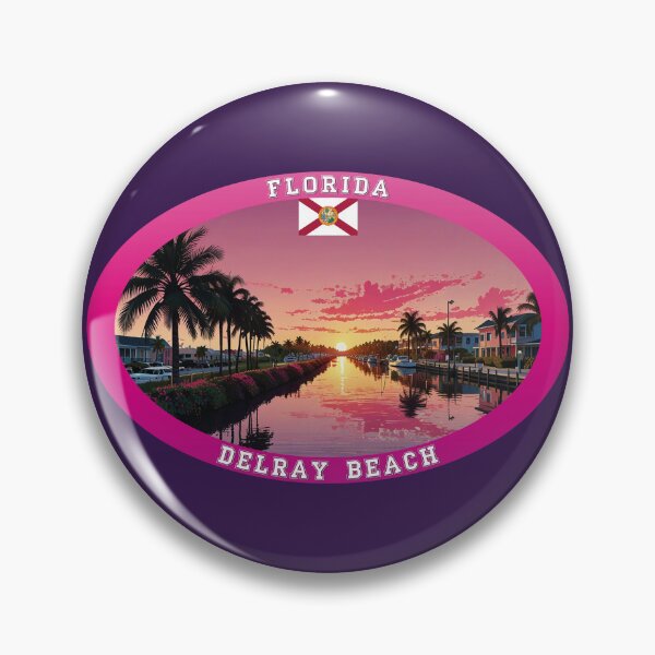 Item preview, Delray Beach Florida Travel designed and sold by Thistle-TShop.