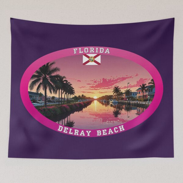 Item preview, Delray Beach Florida Travel designed and sold by Thistle-TShop.