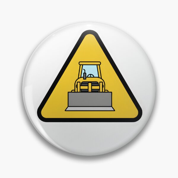 Item preview, Bulldozer Crossing Sign designed and sold by 4AGift.