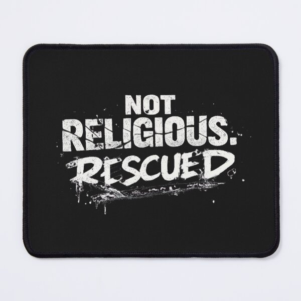 Item preview, Not Religious Rescued Christian T-Shirt | Bold Evangelism Faith Tee designed and sold by Dexters Inspiring Creations.