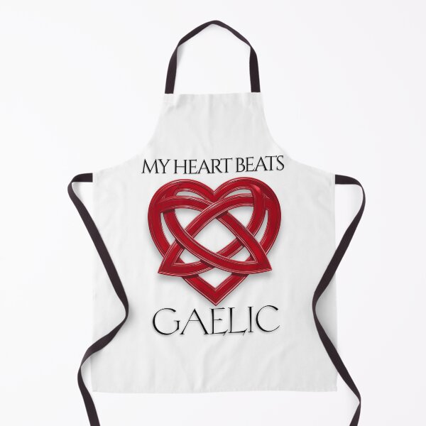 Item preview, My Heart Beats Gaelic – Celtic Heart Design designed and sold by SoulTreasures.