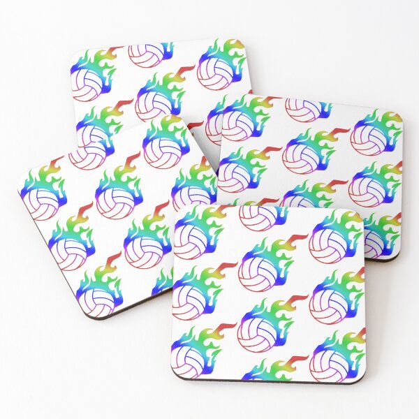 Item preview, Flaming Volleyball Rainbow Wearables designed and sold by furrydrool.