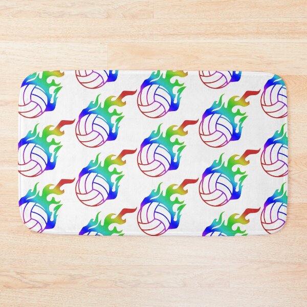 Item preview, Flaming Volleyball Rainbow Wearables designed and sold by furrydrool.