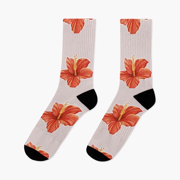 Item preview, Vibrant Red Watercolor Hibiscus Flower Sticker designed and sold by sanjana8504.