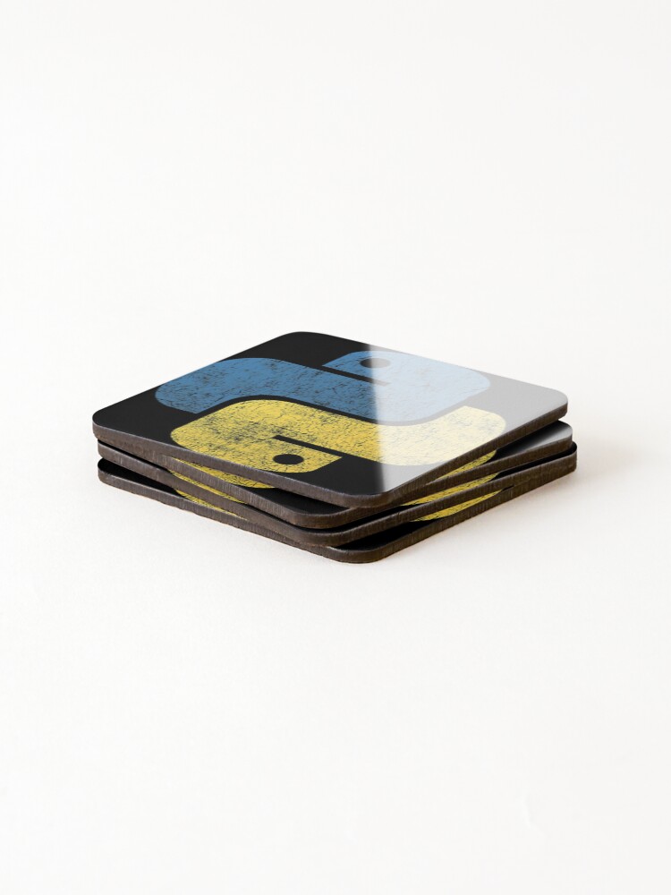 Thumbnail 4 of 5, Coasters (Set of 4),  Python designed and sold by RegardedBird.