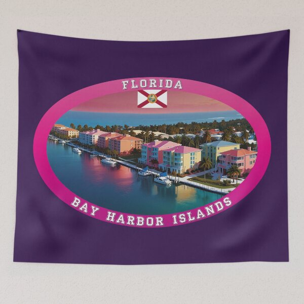 Item preview, Bay Harbor Islands Florida Travel designed and sold by Thistle-TShop.