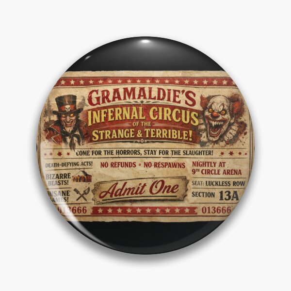 Artikelvorschau, DCC Gramaldie’s Circus Ticket entworfen und verkauft von Gregory Allen.
