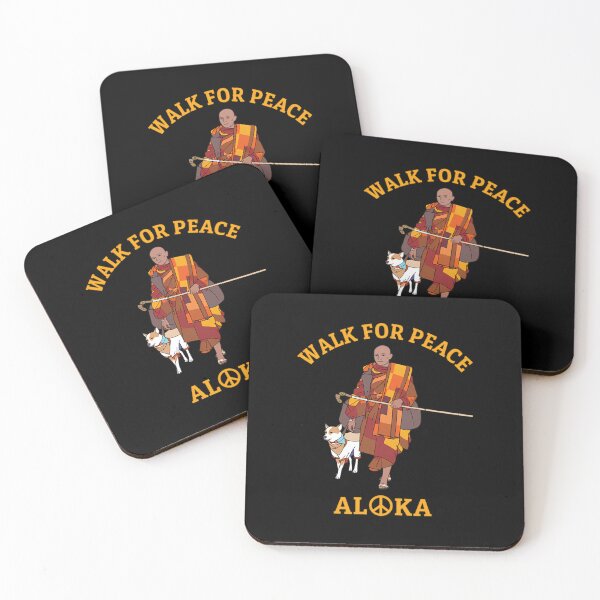 Item preview, Walk for Peace Monks with Aloka Dog designed and sold by Malosortin.