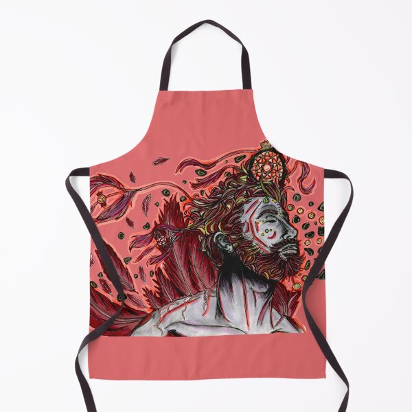 Item preview, Dream Catchers, Dream Catcher Art, Man of Dreams, Fantasy Artwork, Red Feathers, Spiritual Art, Heroes and Gods designed and sold by David Peguero.