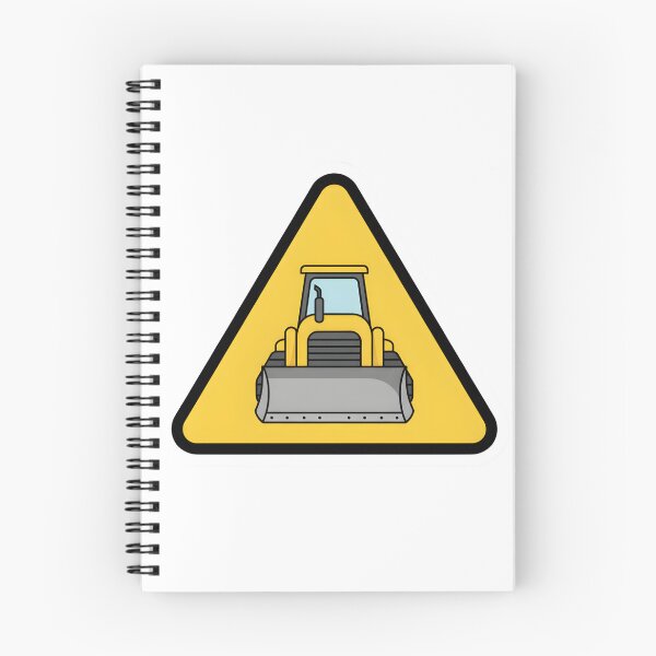 Item preview, Bulldozer Crossing Sign designed and sold by 4AGift.