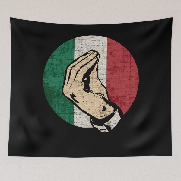Item preview, Italian Hand Gesture Sing Language Italy Flag  designed and sold by Pqstore.