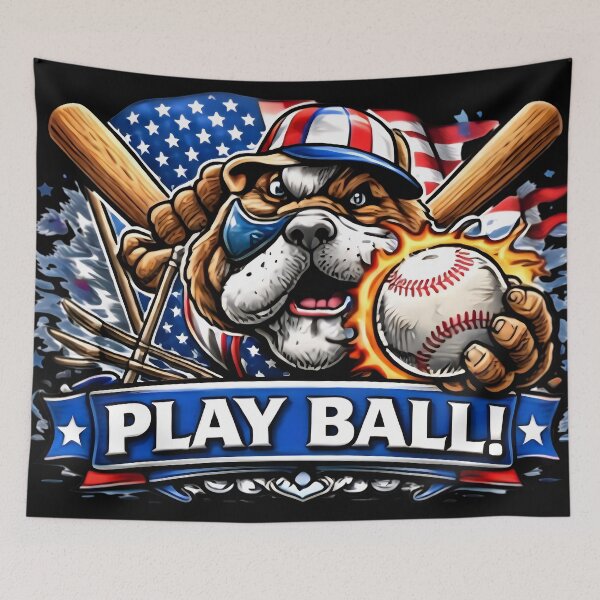Item preview, Diamond King - Patriotic Baseball Design designed and sold by DrukNaStyl.
