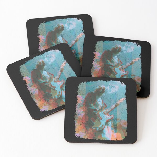 Item preview, Retro Lone Guitarist Vintage Floral Silhouette. designed and sold by Mr Lee.