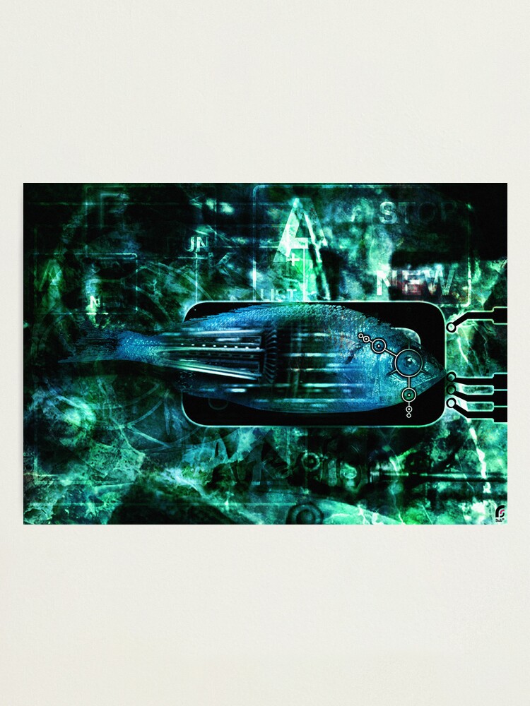 Alternate view of RaZorFish Photographic Print