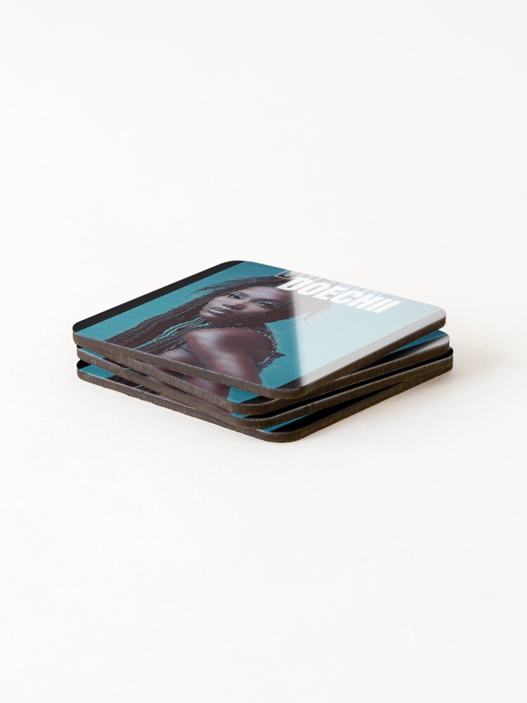 Thumbnail 4 of 5, Coasters (Set of 4), Doechii Rapper designed and sold by 12boy.