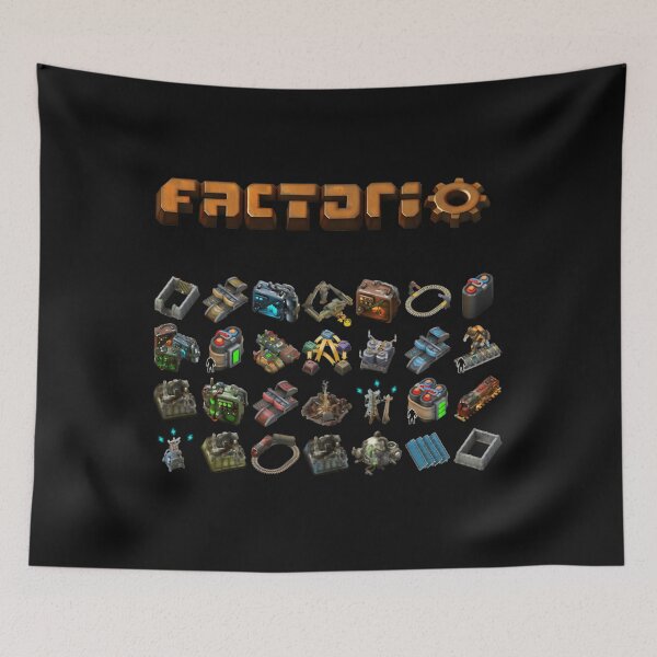 Item preview, Factorio The Factory Must Grow... designed and sold by emadeldeenhamdy.