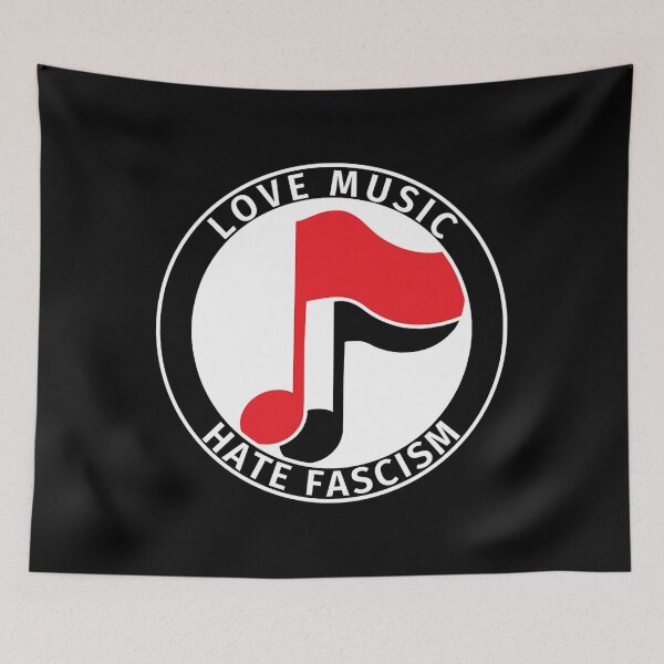 Item preview, Love Music Hate Fascism Classic  designed and sold by Liam Muhlbauer.