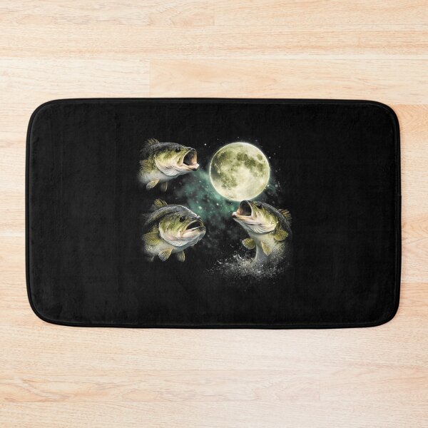 Item preview, Bass Fish Howling to The Moon designed and sold by Joneneee.