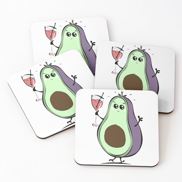 Item preview, Avocado with glass designed and sold by Flag75.