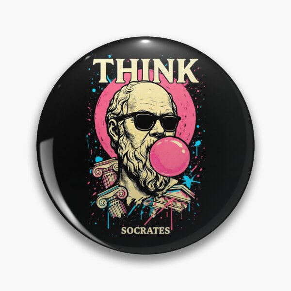 Item preview, Funny Philosophy Socrates Think Bubble Greek Philosopher designed and sold by GrandeDuc.
