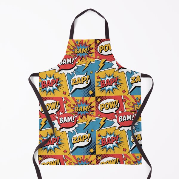 Item preview, Vibrant Comic Book POW BAM ZAP Seamless Pattern designed and sold by Midnight Veil Designs.