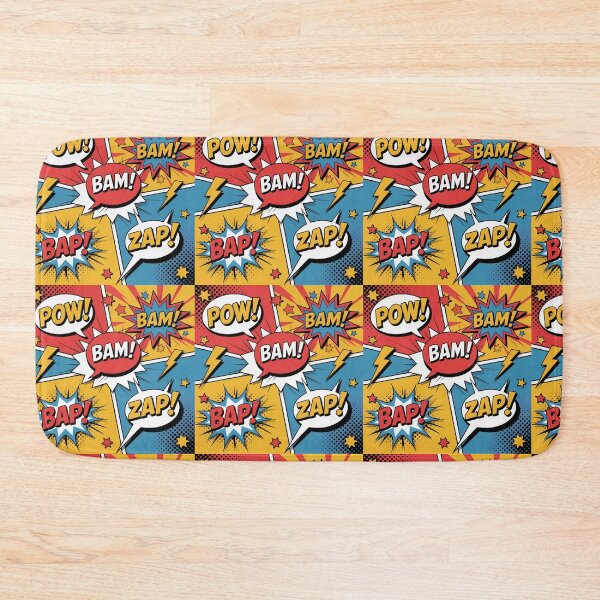 Item preview, Vibrant Comic Book POW BAM ZAP Seamless Pattern designed and sold by Midnight Veil Designs.