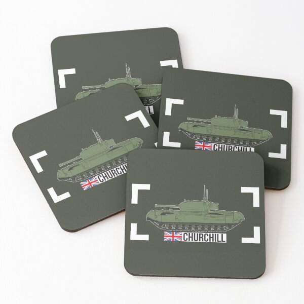 Item preview, Legendary Churchill VII tank with British flag design designed and sold by FAawRay.