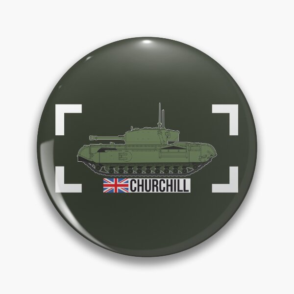 Item preview, Legendary Churchill VII tank with British flag design designed and sold by FAawRay.